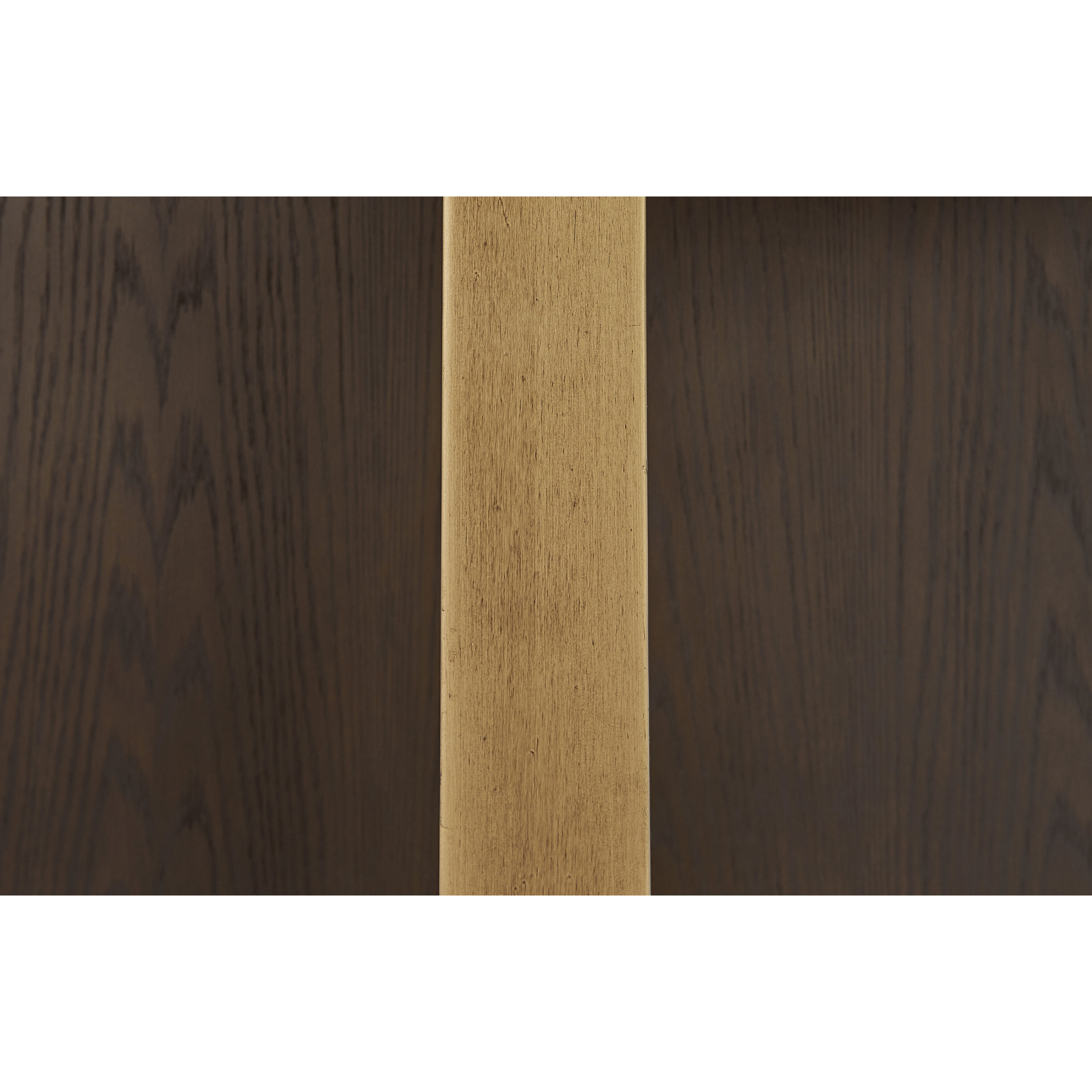 Lars 55 X 29.5 inch Espresso / Antique Brass Dining Table